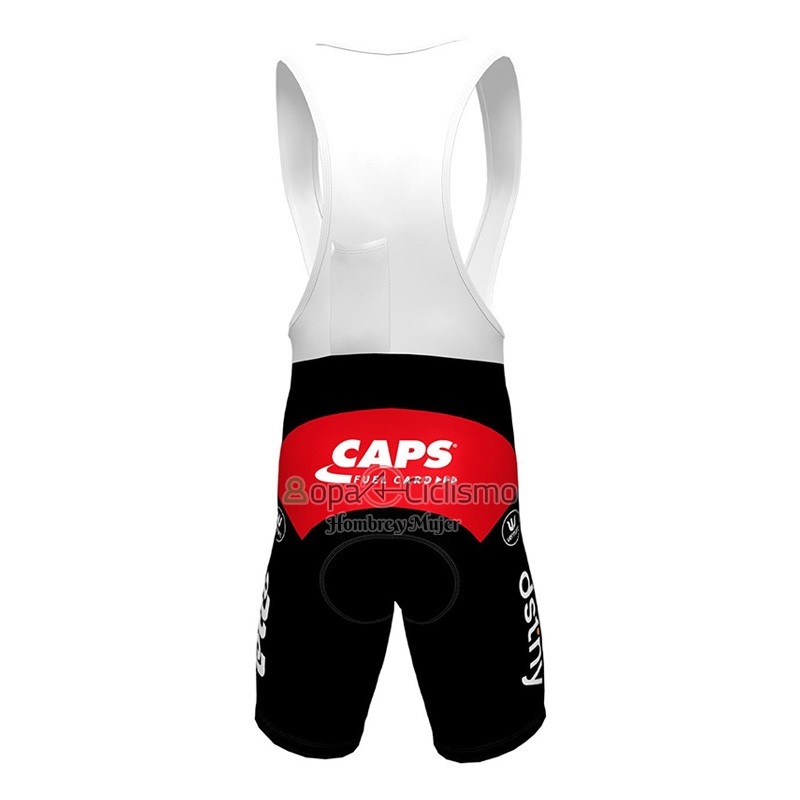 Lotto Dstny Ropa Ciclismo Culotte Corto 2023 Mangas Cortas Rojo Azur2